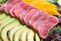 Ahi Tuna & Greens with Umami Miso Dressing