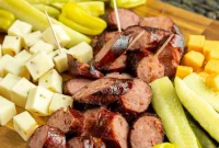 Classic Memphis Sausage and Cheese Board