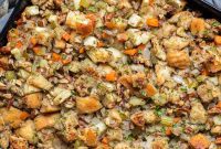 Harvest Pecan Apple Stuffing