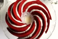Luscious Red Velvet Bundt with Cream Cheese Heart