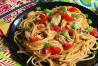 One-Pan Chicken Enchilada Pasta