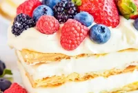 Zesty Lemon Berry Napoleon