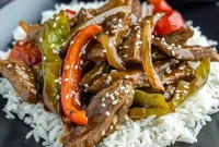 Speedy Steak and Pepper Wok