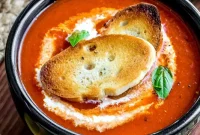 Smoky Roasted Red Pepper Bisque