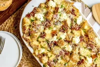 Everything Bagel Overnight Breakfast Bake