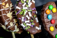 Decadent Chocolate Apple Skewers