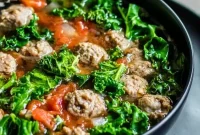Quick Keto Instant Pot Sausage Kale Soup
