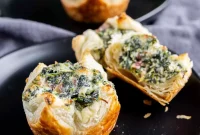 Golden Flaky Spinach Puffs