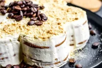 No-Bake Biscuit Cake