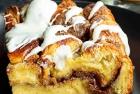 Overnight Cinnamon Roll French Toast Bake