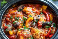 Slow-Simmered Chicken Cacciatore
