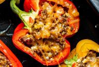 Fiesta Stuffed Bell Peppers with Zesty Rice