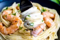 Decadent Shrimp Alfredo Pasta