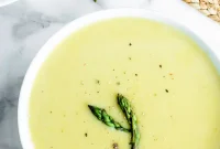 Velvety Asparagus Soup Instant Pot or Stovetop