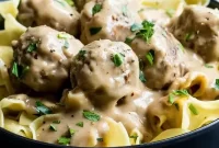 Effortless Creamy Swedish Meatballs