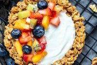 Granola Fruit Mosaic Tart