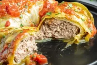 Instant Pot Keto Stuffed Cabbage
