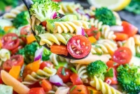 Mediterranean Vegan Pasta Salad