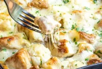 Creamy Keto Chicken Alfredo Bake
