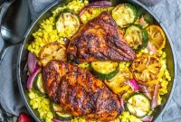 Aromatic Harissa Glazed Chicken