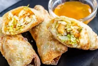 Air Fryer Egg Rolls Crispy Homemade and Frozen