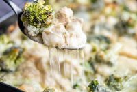 Creamy Keto Chicken Broccoli Alfredo Bake