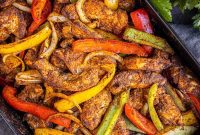 One-Pan Chicken Fajita Bake