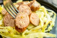 Hearty Sheet Pan Sausage and Cabbage Meal
