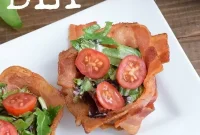 BLT Stuffed Bacon Cups