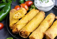 Crunchy Air Fryer Taquitos