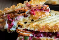 Gourmet Turkey, Brie & Cranberry Panini