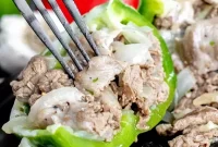 Keto Philly Cheesesteak Stuffed Peppers