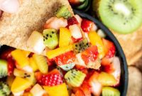 Vibrant Fruit Salsa and Cinnamon Sugar Dippers