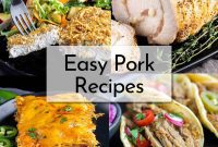 Irresistible Pork Dinners