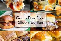 Kickoff Cuisine: Slider Sensation