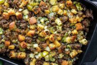 The Ultimate Apple Sausage Stuffing