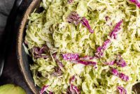 Creamy Avocado Keto Slaw