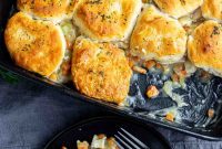 Effortless Chicken Pot Pie with Golden Biscuits