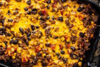 Southwestern Black Bean Cornbread Bake