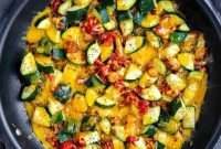Summer Zucchini Meltdown Skillet