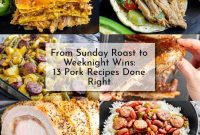 Pork Reimagined: 13 Recipes for Effortless Excellence