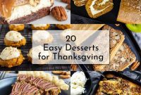 20 Stress-Free Thanksgiving Desserts