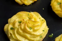 Golden Swirls of Creamy Potato