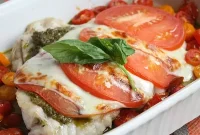 Mediterranean Grouper Caprese