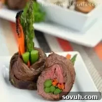Balsamic Steak Roll Ups finished dish image