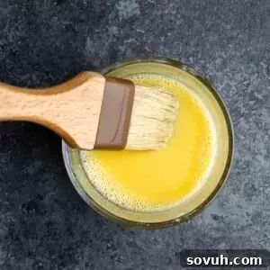 Egg wash for Lemon Cream Cheese Danish