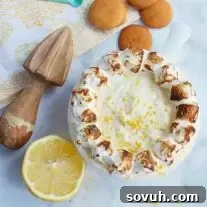 No Bake Lemon Meringue Dip
