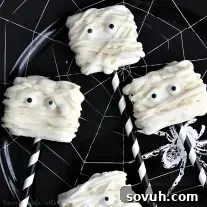 Phantom Puffs 6 Featured image for Mummy Marshmallows recipe.