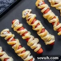 Mummy Dogs is an easy Halloween recipe