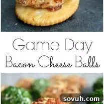 A single football-shaped Bacon Cheese Ball, perfectly coated in chopped almonds, presented beautifully.
